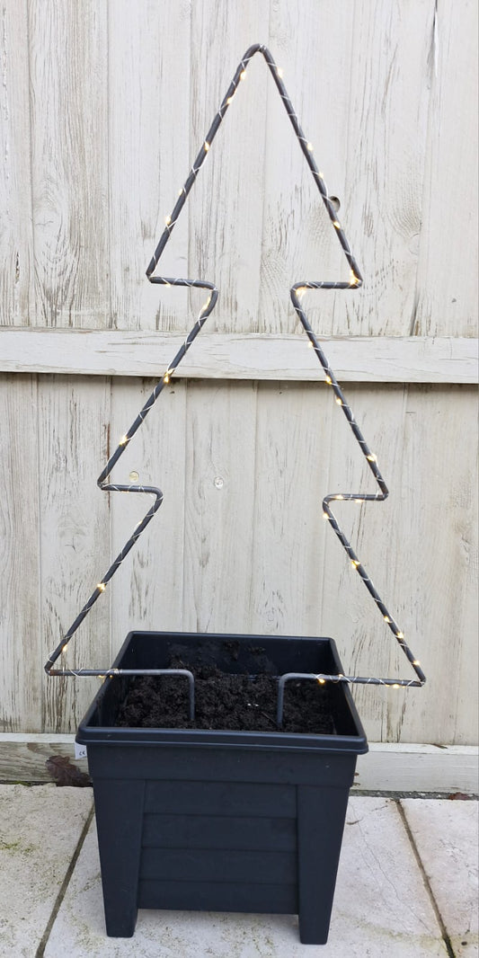 Steel Christmas tree outline