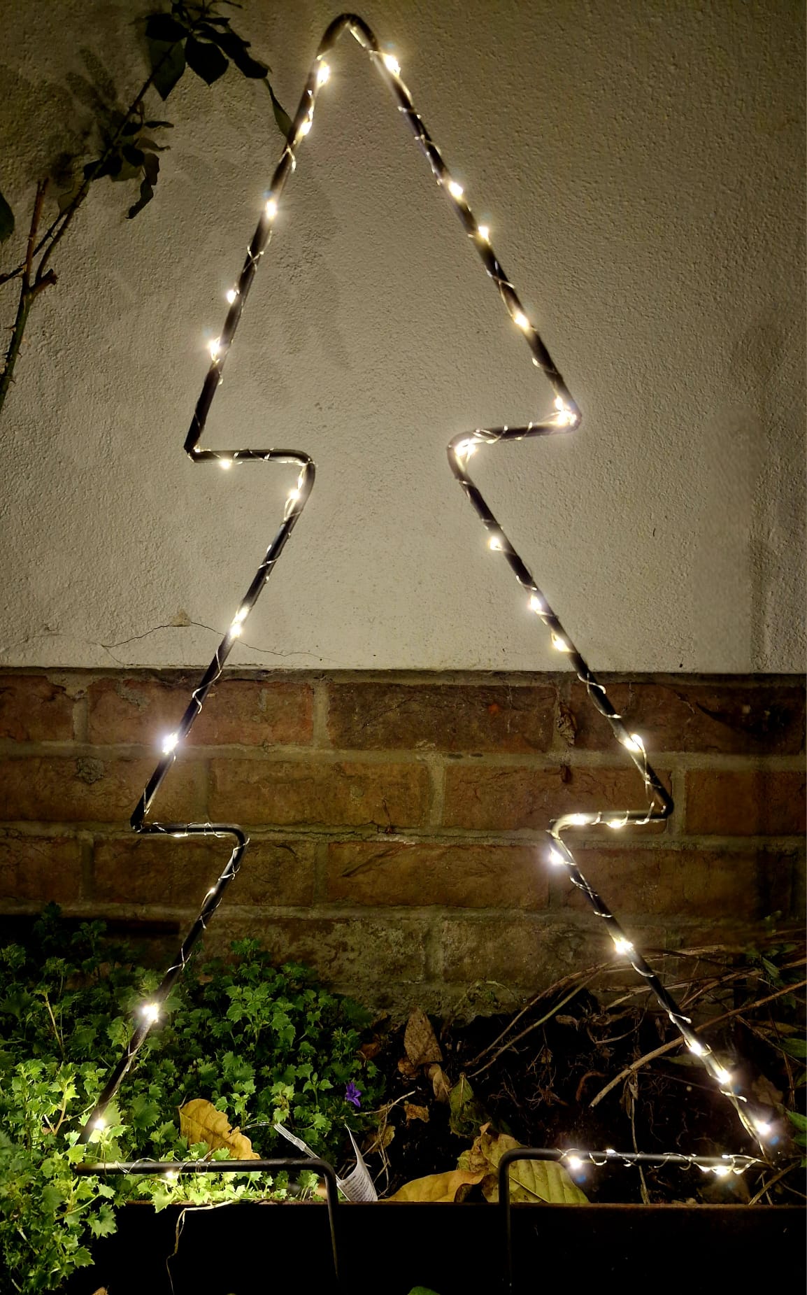 Steel Christmas tree outline