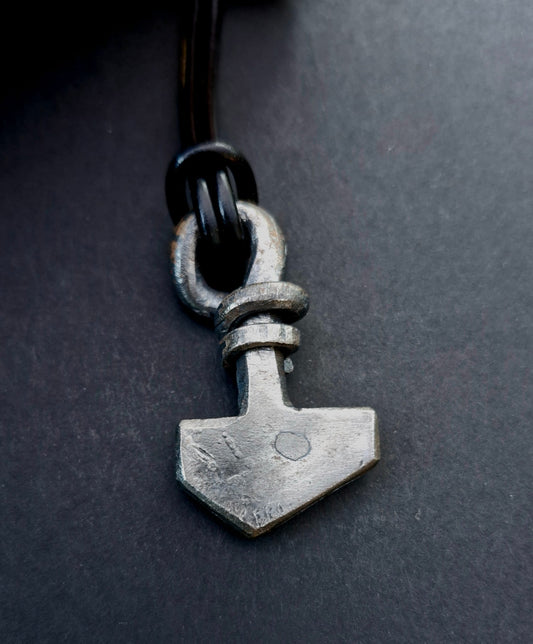 Forged Mjolnir pendant