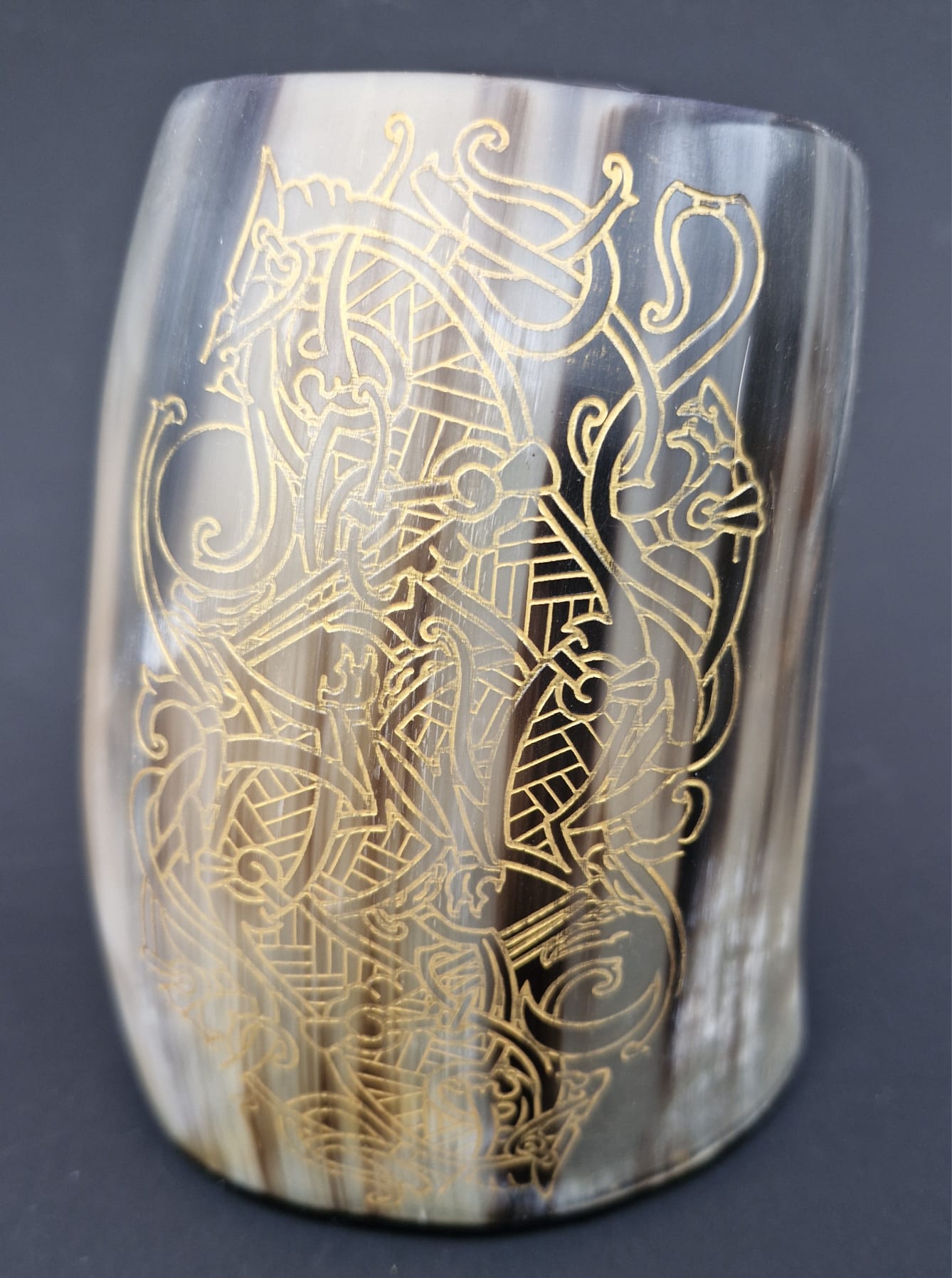 Horn mug, Sleipnir