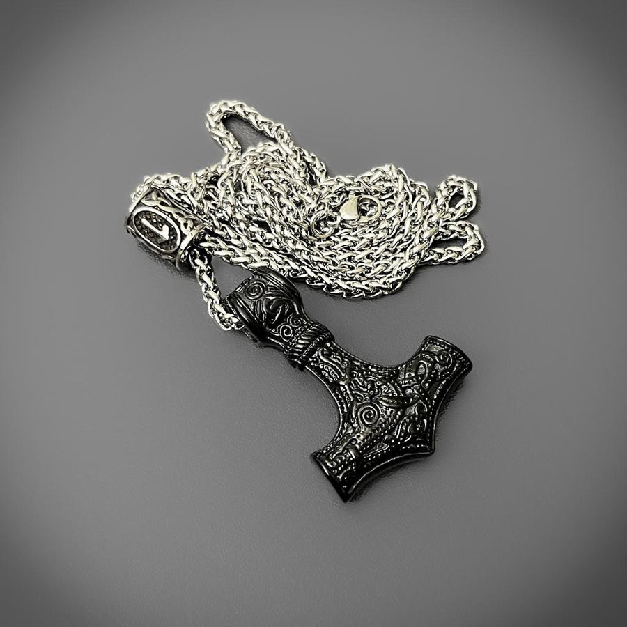 Black stainless Mjolnir