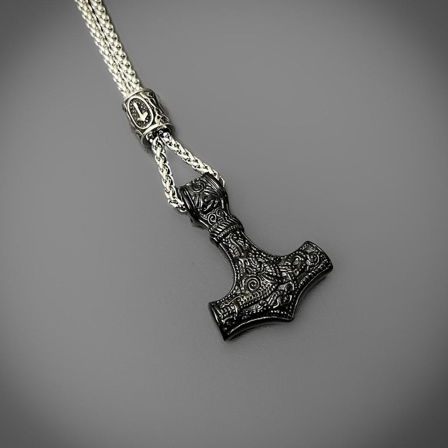Black stainless Mjolnir