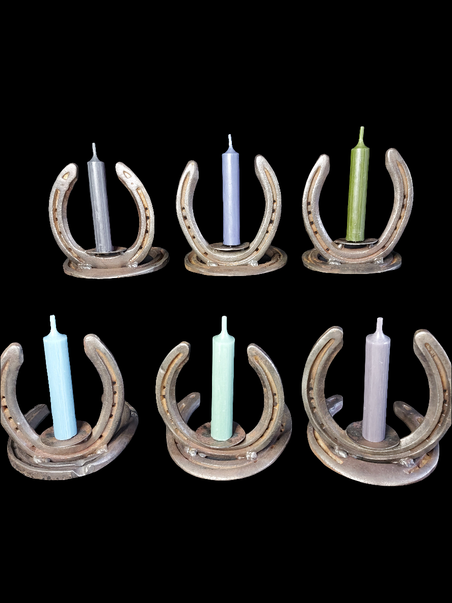 Hood Lamp/ Horseshoe Candle