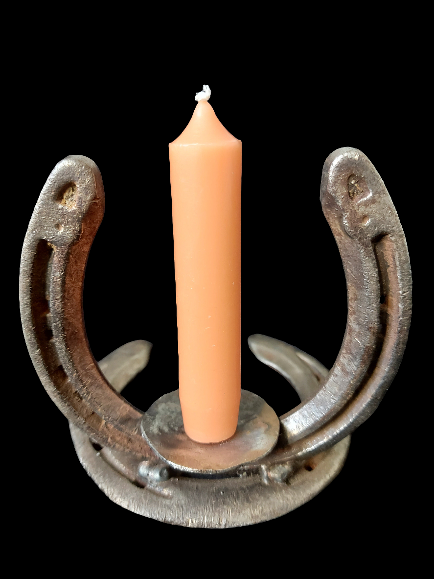 Hood Lamp/ Horseshoe Candle