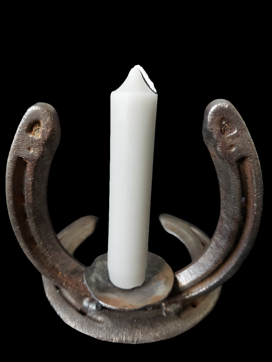 Hood Lamp/ Horseshoe Candle
