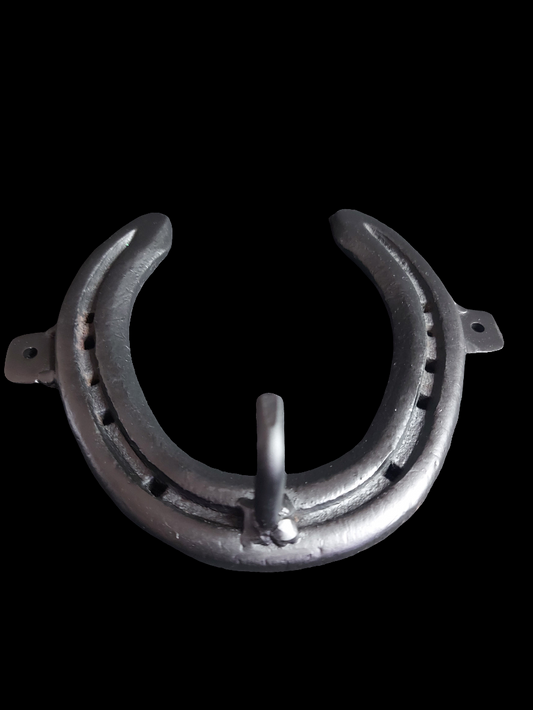 Horseshoe single coat hook