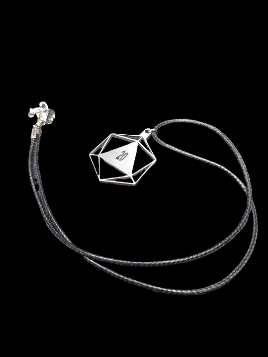 Stainless steel Nat 20 pendant
