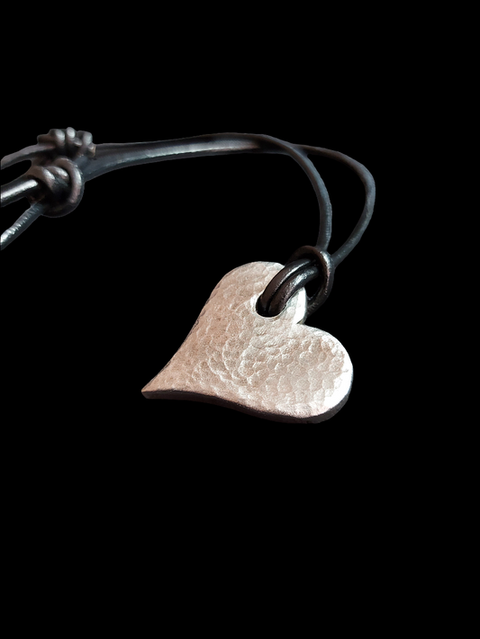 Hammered effect Heart