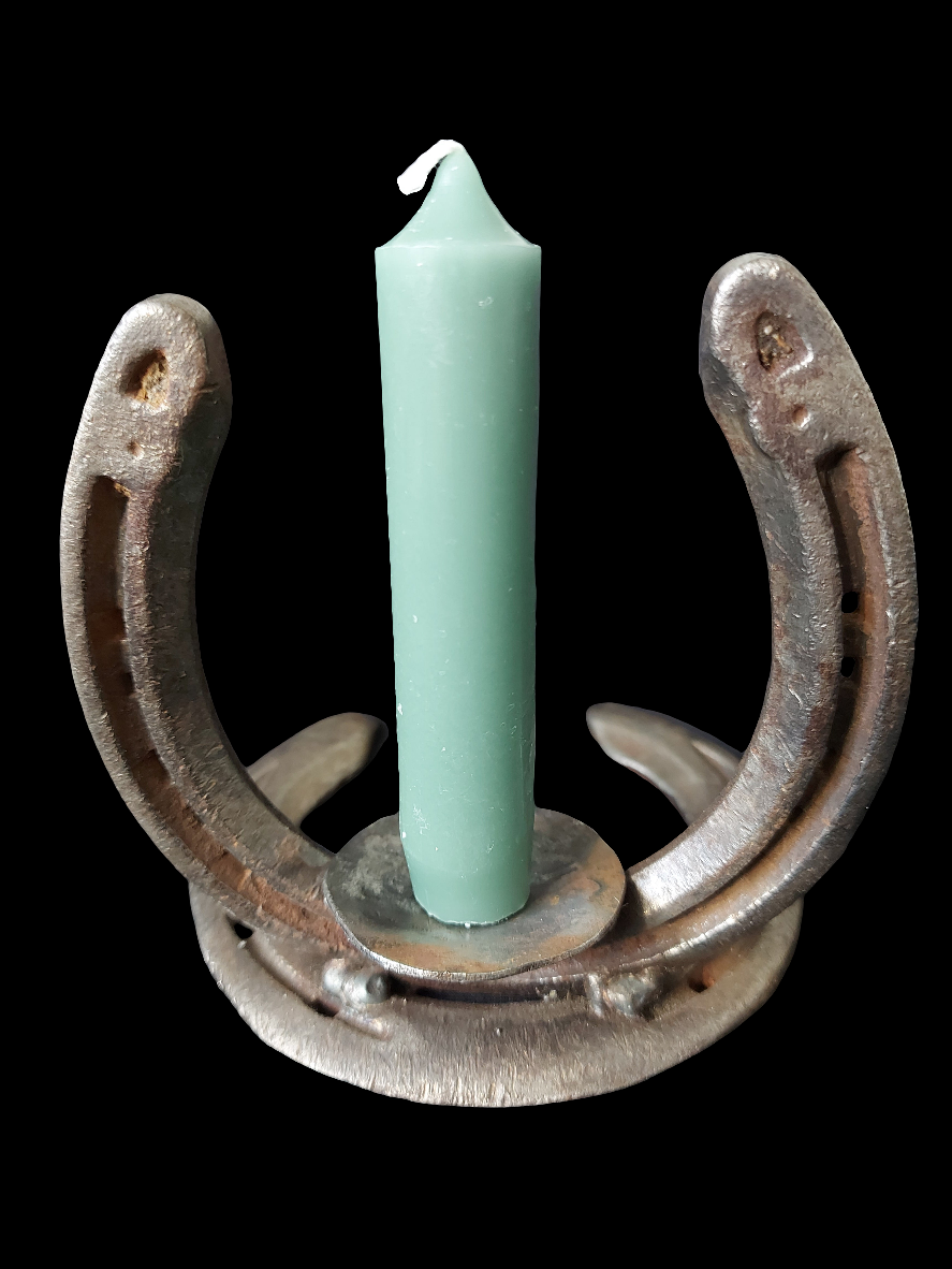 Hood Lamp/ Horseshoe Candle