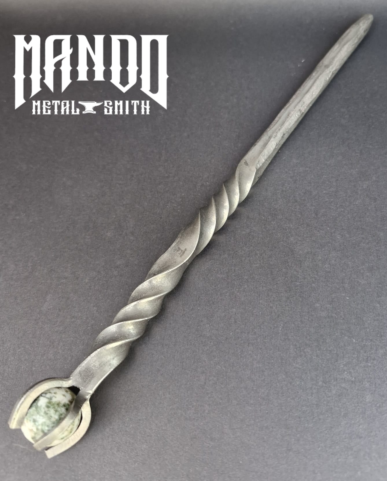 Moss Agate wand