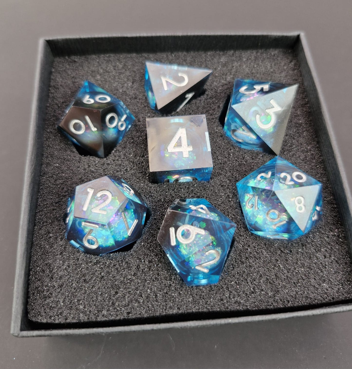 Liquid Core Dice gift boxed set