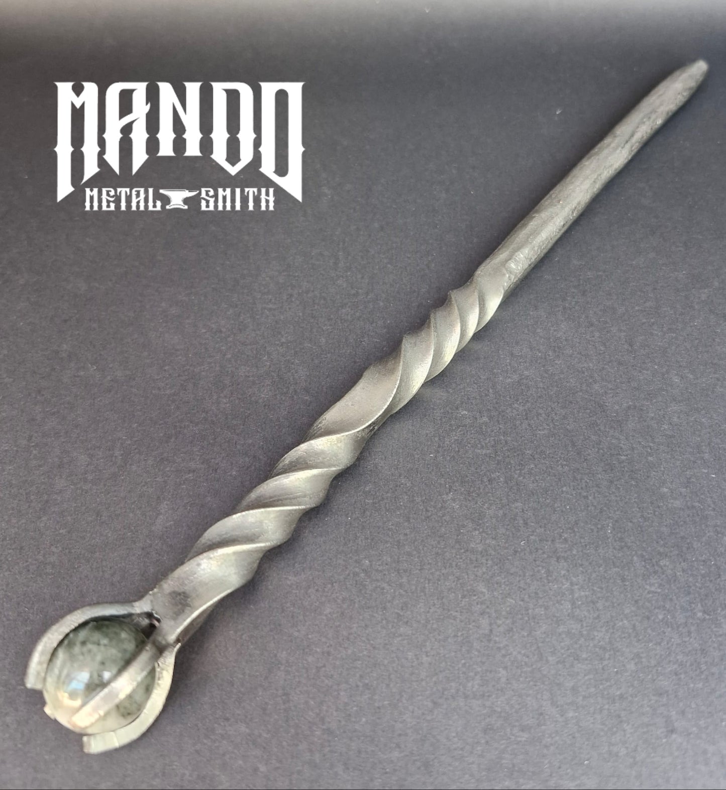 Moss Agate wand