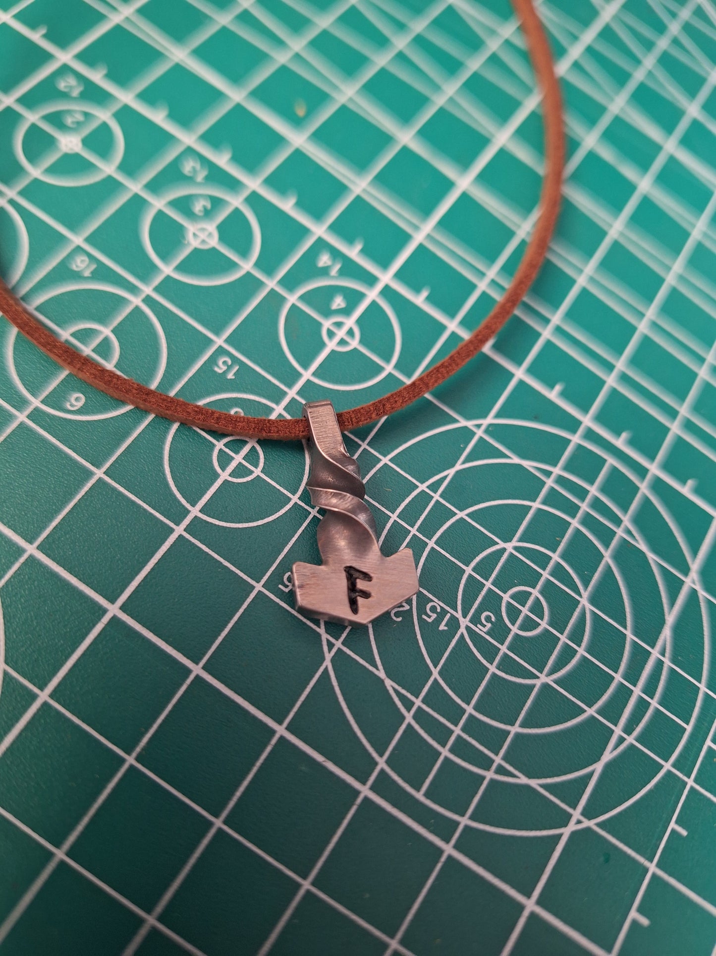 Runed mini Mjolnir