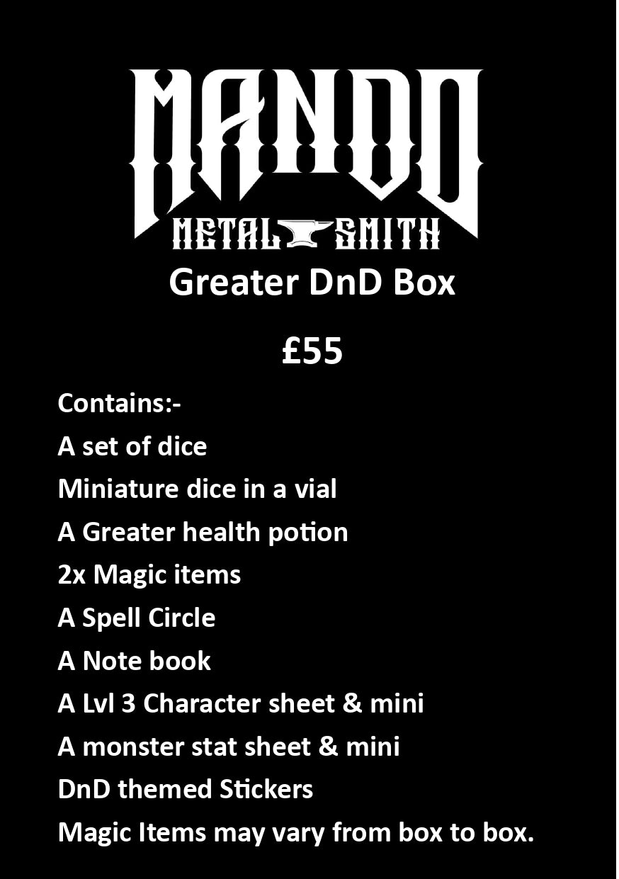 Greater Dnd Mystery Box