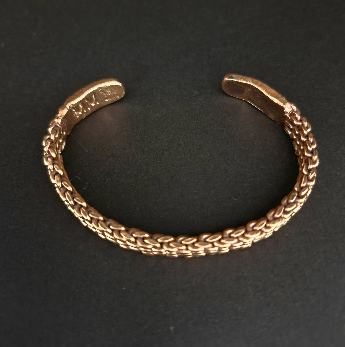 Copper Chainmaille weave Armring