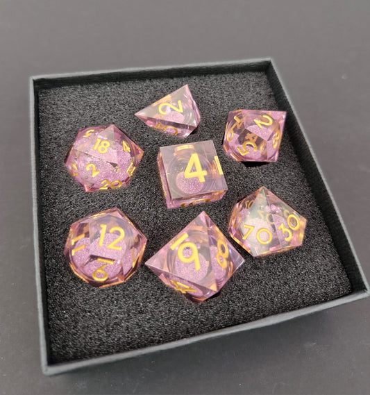 Liquid Core Dice gift boxed set