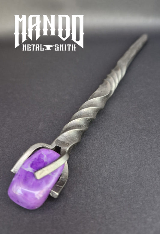 Purple Howlite Wand
