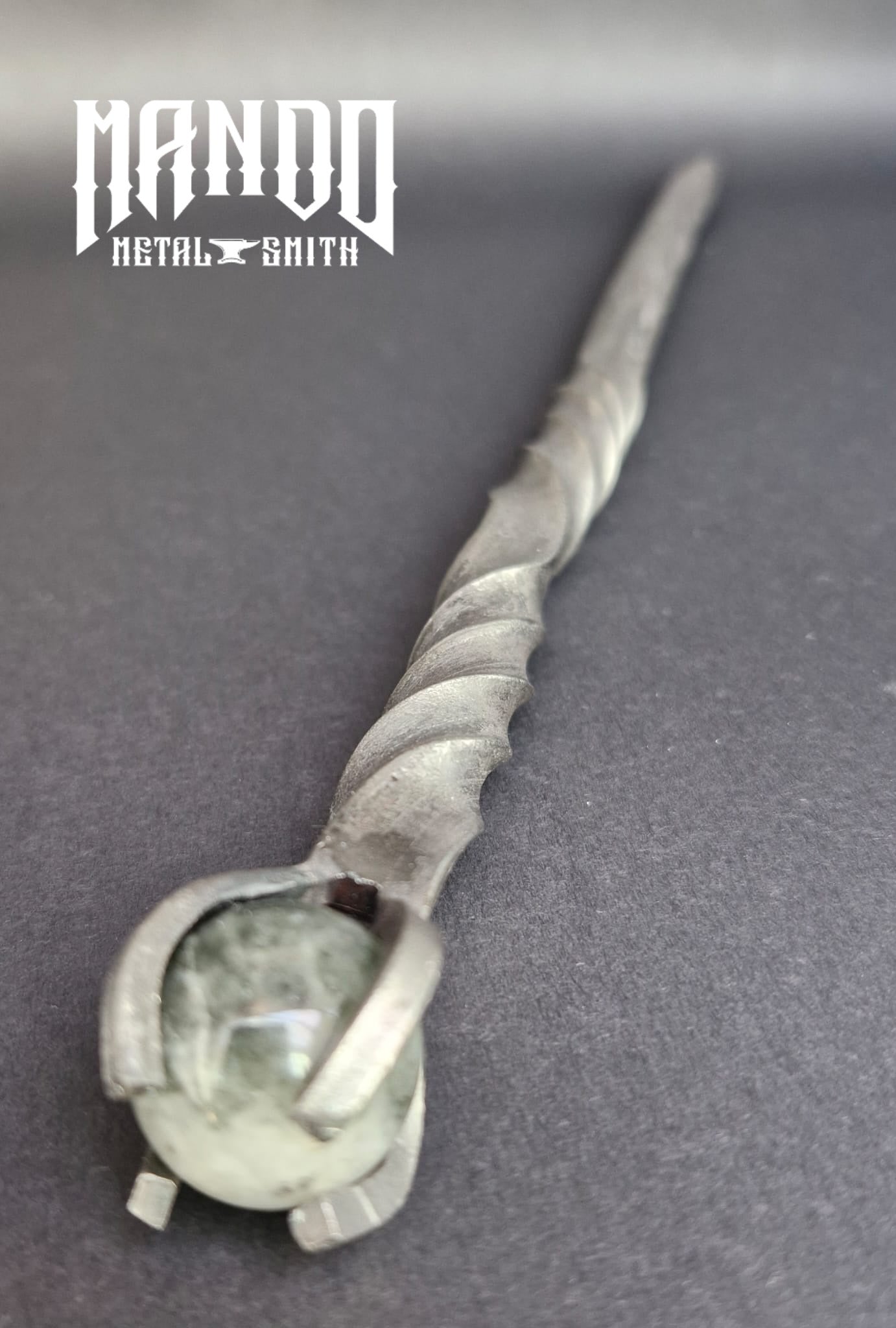 Moss Agate wand