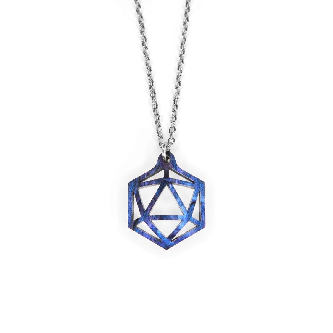 Acrylic D20 Pendant