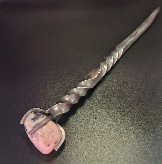 Rhodonite wand