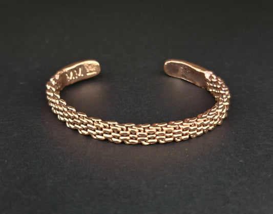 Copper Chainmaille weave Armring