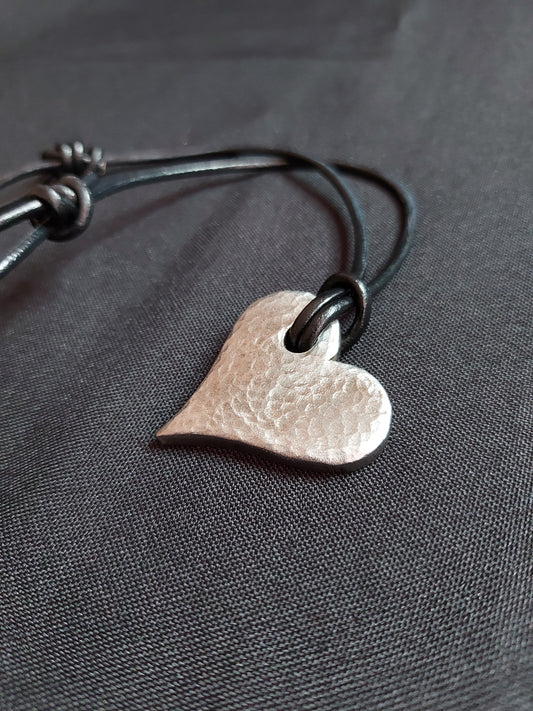 Hammered effect Heart