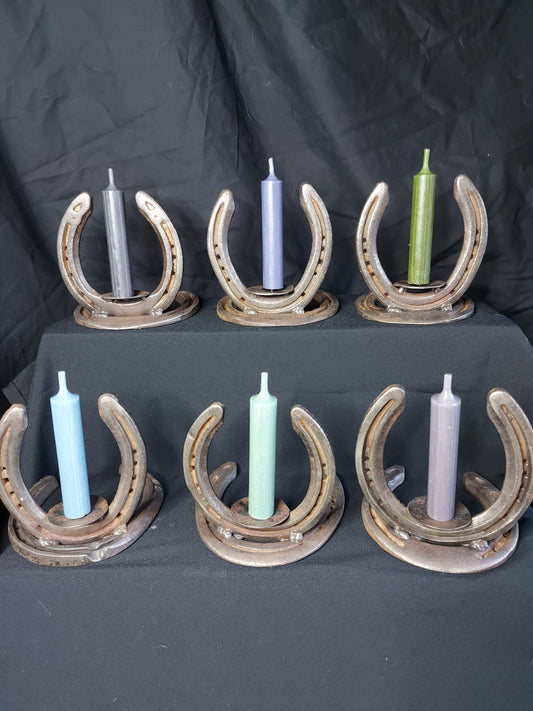 Hood Lamp/ Horseshoe Candle